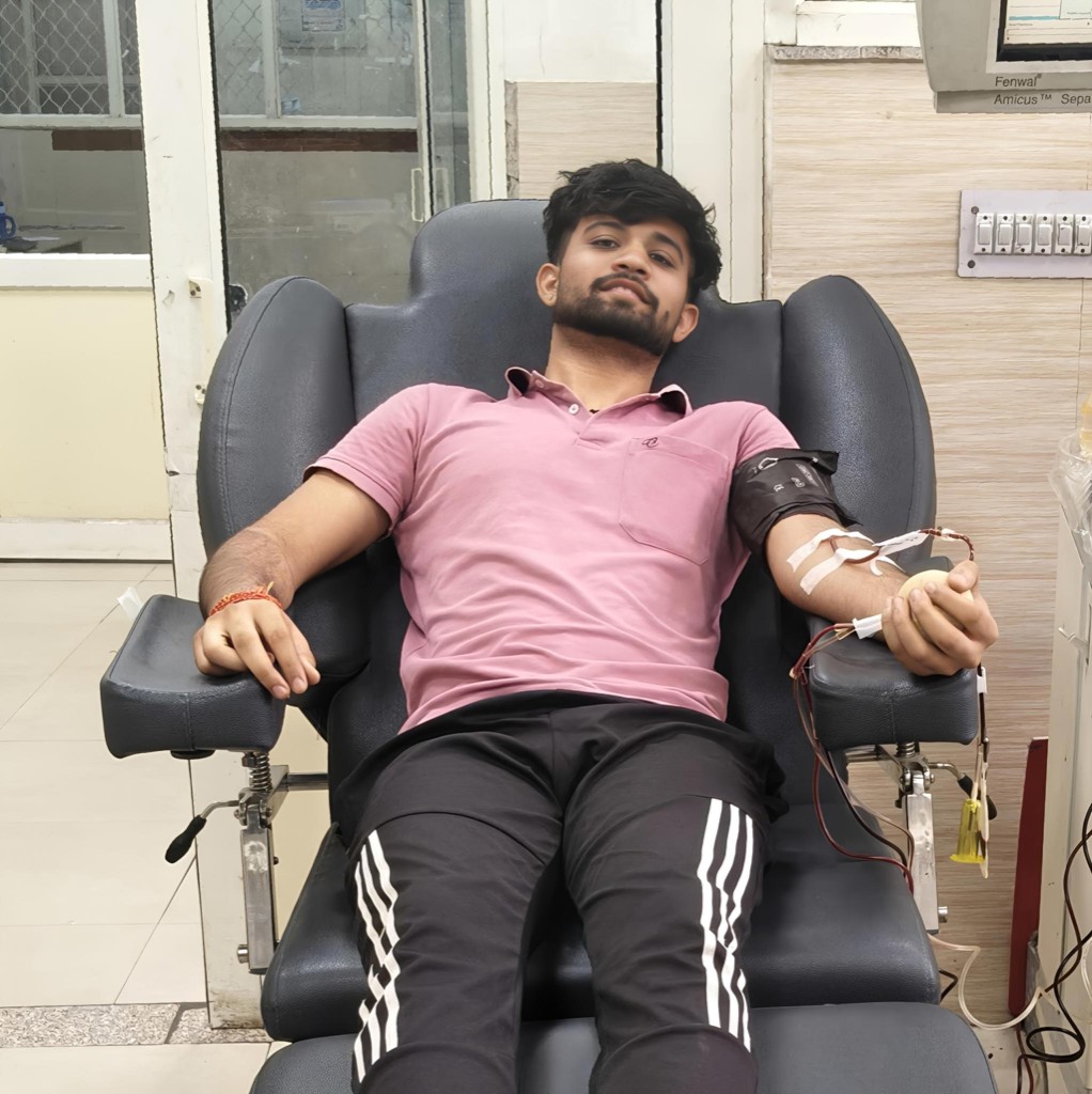 Donor during platelet or blood donation